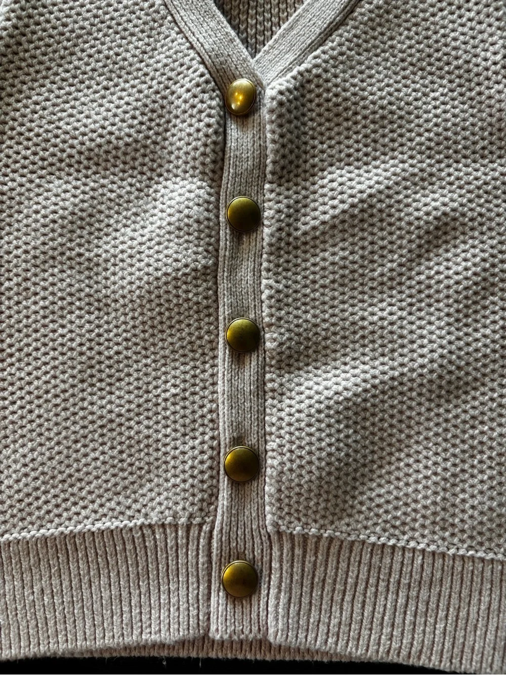 abercrombie kids Pink Knit Button Vest